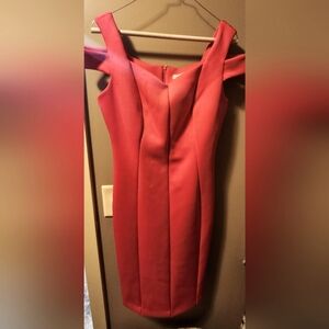 NWOT Calvin Klein Coral Pink scuba dress